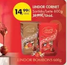 Oferta de Lindor -  Cornet por 14,99€ em Pingo Doce