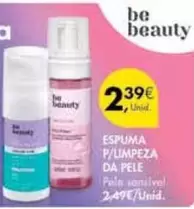 Oferta de Be beauty - Espuma P/ Limpeza Da Pele por 2,39€ em Pingo Doce