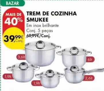 Oferta de Trem De Cozinha Smukee por 39,99€ em Pingo Doce