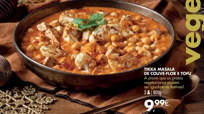 Oferta de Vegê - Tikka Masala De Couve Flor E Toru por 9,99€ em Pingo Doce