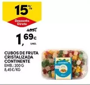 Oferta de Continente - Cubos De Fruta Cristalizada por 1,69€ em Continente Bom dia