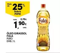 Oferta de Fula - Óleo Girassol por 1,9€ em Continente Bom dia