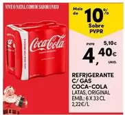 Oferta de Coca cola - Refrigerante C/ Gas por 4,4€ em Continente Bom dia