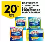 Oferta de Tampax - Tampõesem Continente Bom dia