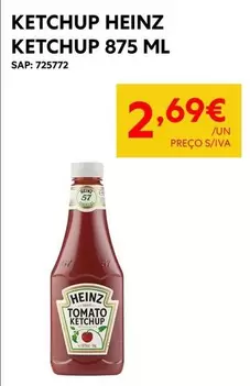 Oferta de Heinz - Ketchup por 2,69€ em Recheio