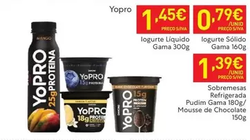 Oferta de Yopro - Iogurte Líquido Gama por 1,45€ em Recheio