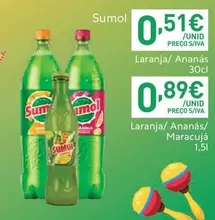 Oferta de Sumol - Laranja/Ananas por 0,89€ em Recheio