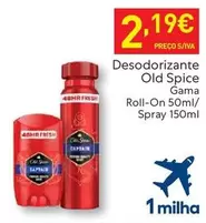 Oferta de Old Spice - Desodorizante por 2,19€ em Recheio