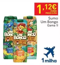 Oferta de Um Bongo - Sumo por 1,12€ em Recheio