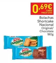 Oferta de Nacional - Bolachas Shortcake  Original/ Chocolate por 0,69€ em Recheio