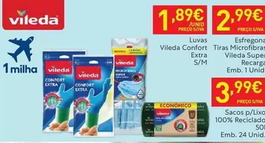 Oferta de Vileda - Luvas por 2,99€ em Recheio