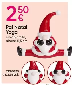 Oferta de Pai Natal Yoga por 2,5€ em Pepco