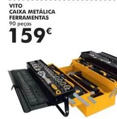 Oferta de Vito - Vitto Caixa Metalica Ferramentas por 159€ em E.Leclerc