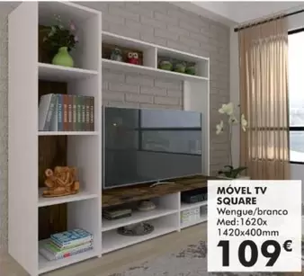 Oferta de Móvel Tv Square por 109€ em E.Leclerc