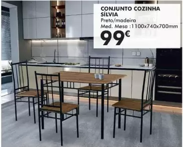 Oferta de Conjunto Cozinha por 99€ em E.Leclerc