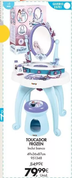 Oferta de Frozen - Toucador por 79,99€ em Pingo Doce