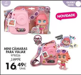 Oferta de Mini -  Camaras Para Viajar por 16,49€ em Pingo Doce