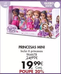 Oferta de Mini - Princesas por 19,99€ em Pingo Doce