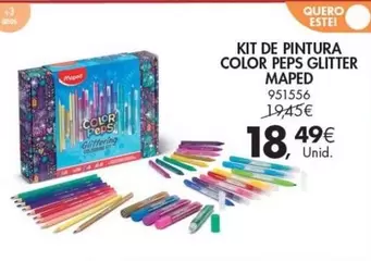 Oferta de Maped - Kit De Pintura Color Peps Glitter por 18,49€ em Pingo Doce