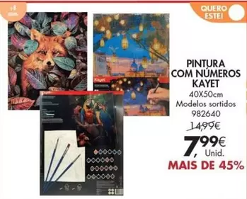 Oferta de .Com - Pintura Com Numeros por 7,99€ em Pingo Doce