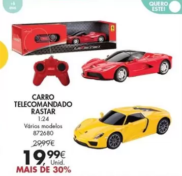 Oferta de Carro Telecomandado por 19,99€ em Pingo Doce