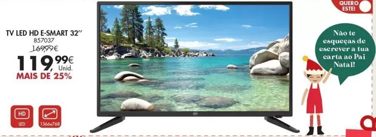 Oferta de Esmara - Tv Led Hd 32" por 119,99€ em Pingo Doce