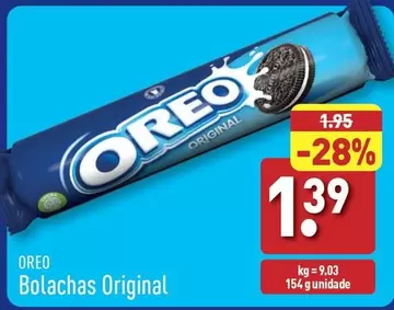 Oferta de Oreo - Bolachas Original por 1,39€ em Aldi