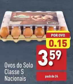 Oferta de Ovos Do Solo Classe S Nacionais por 3,59€ em Aldi