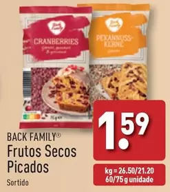 Oferta de Frutos Secos Picados por 1,59€ em Aldi