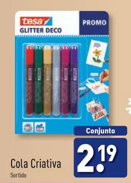 Oferta de Glitter - Cola Criativa por 2,19€ em Aldi