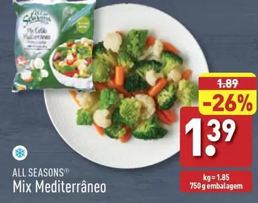 Oferta de Mix -  Mediterráneo por 1,39€ em Aldi