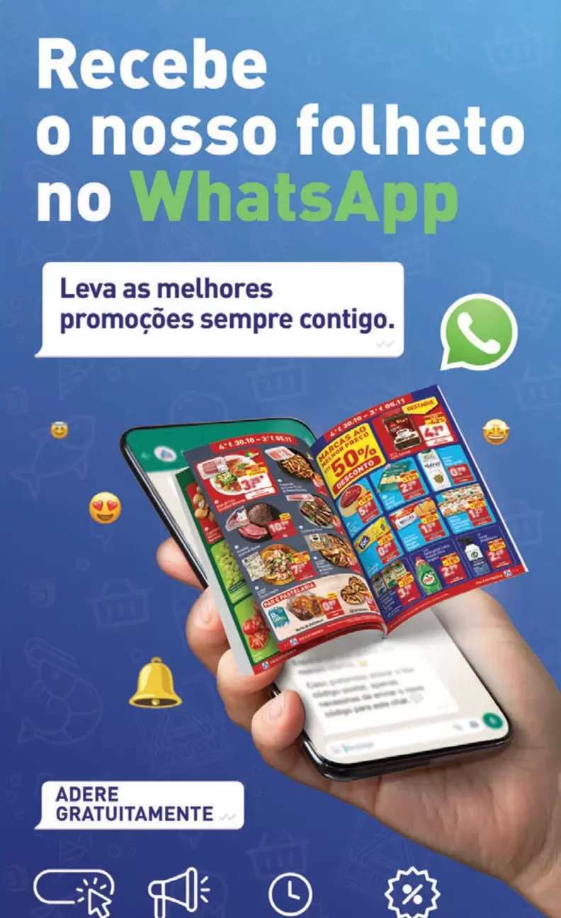 Oferta de As - Recebe O Nosso Folheto No Whatsappem Aldi