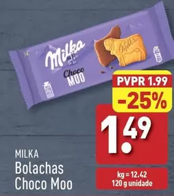 Oferta de Milka - Bolachas Choco Moo por 1,49€ em Aldi