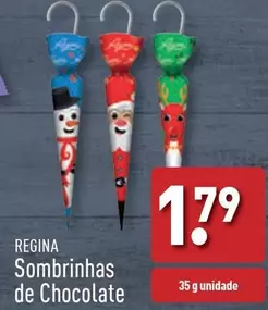 Oferta de Regina - Sombrinhas De Chocolate por 1,79€ em Aldi