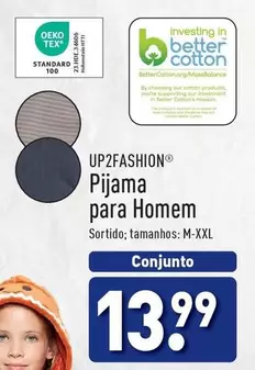 Oferta de Up2fashion - Pijama Para Homem por 13,99€ em Aldi