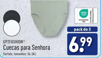 Oferta de Up2fashion - Cuecas Para Senhora por 6,99€ em Aldi