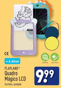 Oferta de Quadro Magico LCD por 9,99€ em Aldi