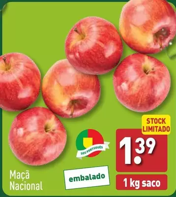 Oferta de Maçã Nacional por 1,39€ em Aldi