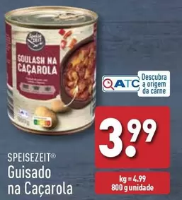 Oferta de Speisezeit - Guisado Na Caçarola por 3,99€ em Aldi