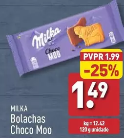 Oferta de Milka - Bolachas Choco Moo por 1,49€ em Aldi