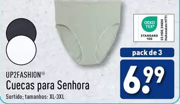 Oferta de Up2fashion - Cuecas Para Senhora por 6,99€ em Aldi