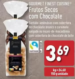 Oferta de Gourmet Finest Cuisine - Frutos Secos Com Chocolate por 3,69€ em Aldi