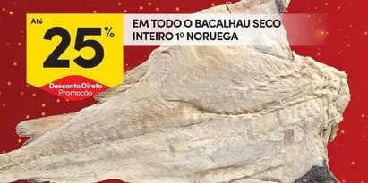 Oferta de Em Todo O Bacalhau Seco Inteiroem Continente