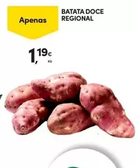 Oferta de Batata Doce Regional por 1,19€ em Continente