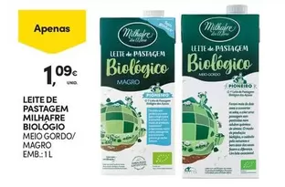 Oferta de Milhafre - Leite De Pastagem por 1,09€ em Continente