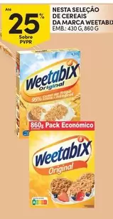 Oferta de Weetabix - Selecao De Cereaisem Continente