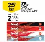 Oferta de Buondi - Café por 2,99€ em Continente