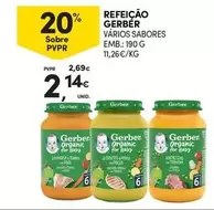 Oferta de Gerber - Refeição por 2,14€ em Continente