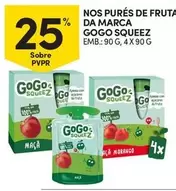 Oferta de Gogo Squeez - Nos Purés De Fruta Da Marcaem Continente