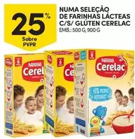 Oferta de Cerelac - Numa Selecao De Farinhas Lacteas C/s/glútenem Continente